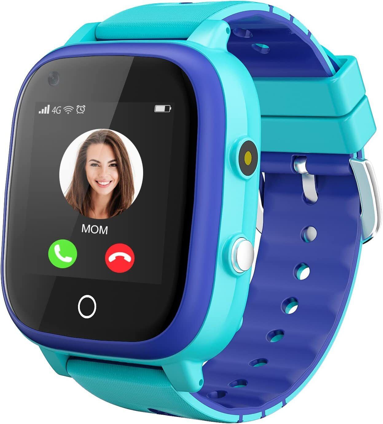 Shanna Smart Watch for Kids - 4G Smartwatch with GPS Real Time Positioning, SOS Video Call Message Alarm Clock Camera Waterproof Wristwatches for Boys Girls(Blue) - Walmart.com