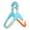 Blue, variant on Breathable No-Pull Dog Harness and Leash Set for Small Medium Large Dogs Multi-Point Adjustable Metal D-Ring Bubble Cotton Padded Saddle Vest for Training Walking