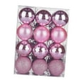 thumbnail image 3 of 24Pcs Christmas Ball Ornaments DIY Decorative for Engagement Indoor Wedding Pink, 3 of 8