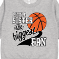 thumbnail image 3 of Inktastic Little Sister and Biggest Fan Basketball Player Toddler Sweatshirt, 3 of 4