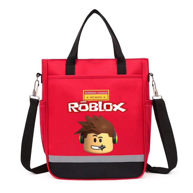 Bolso de mano periférico de Anime ROBLOX para niños, bolsa de mano ligera, bolsa de mano para llevar libros, bolsa de mensajero para niños, bolsa escolar adicional, nueva moda