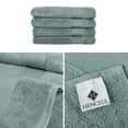 thumbnail image 2 of Hencely 4-Pack Turkish Cotton Bath Towels – Large 28x58 in – Soft, Absorbent, Quick Dry – Dark Green  👉 Why this works:, 2 of 7