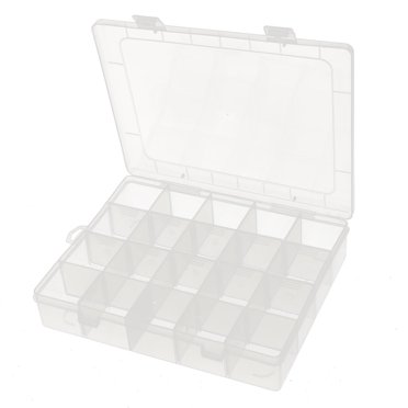 13 Slots Plastic Clear Component Storage Organizer Case Handle Box DIY ...