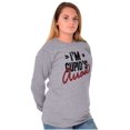 thumbnail image 5 of Im Cupids Arrow Funny Valentines Day Women's Long Sleeve T Shirt Brisco Brands L, 5 of 6