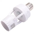 thumbnail image 3 of 3 Sensores de Movimiento de Inducción PIR de 360°, CA 110-220 V, Infrarrojos, Humanos, Enchufe E27, Base de Interruptor, Portalámparas para Bombillas LED., 3 of 5