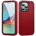 thumbnail image 3 of Funda protectora 3 en 1 a prueba de golpes Defend Armor para iPhone 11 12 13 14 15 Plus 16 Pro Max 7 8 SE 2022 Xs XR con marco de plástico y carcasa trasera de TPU, 3 of 5