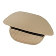 thumbnail image 3 of LOVIVER Car Front Beige Seat Cover PU Leather Universal Seat Cushion Protector Mat, 3 of 8