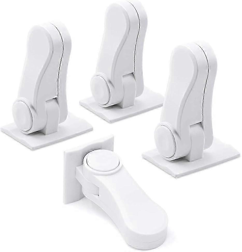 Revolving Lock 4 Pack Door Lever Child Safety Locks,Upgraded Childproof Single Lever ...