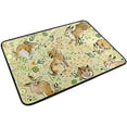 thumbnail image 2 of GZHJMY Easter Bunny and Easter Eggs Floor Mat, Non-Slip Washable Entrance Front Door Rug for Home Indoor Kitchen Bathroom Bedroom, 23.6"x 15.27", 2 of 7