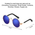 thumbnail image 5 of Funny Cute Dog Cat Retro Fashion Sunglasses Glasses Transparent Eye-wear Protection Puppy Cat Teacher Bachelor Glasses Pet Photos Props for Small Dog Cat, 5 of 8