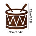 thumbnail image 3 of LED Christmas Wall Decor Light, 7Pcs Drum Pattern Wood Christmas Wall Light Lighted Wall Art for Christmas Home Decor, 3 of 6