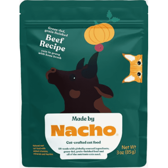 Nacho Grass-fed, grain finished Beef Recipe cuts in gravy with bone broth