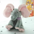 thumbnail image 1 of Jouet en Peluche Éléphant Chantant, 1 of 5