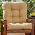 thumbnail image 6 of Greendale Home Fashions Outdoor Tufted 42'' x 21'' Chair Cushion, Stone, 6 of 9