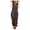 Brown, variant on Women Onesies Fluffy Fleece Jumpsuits Sleepwear Plus Size Hood Sets Contrast Color Pajamas for Adult Winter Warm Pajamas Homewear