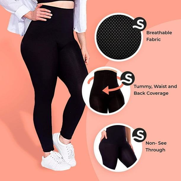 High Waisted Compression Leggings - Shapewear for Women