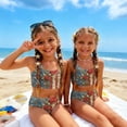 thumbnail image 5 of Grblisyd 4th of July Girl's 2 Piece Swimsuit Set American Flag Cute Bathing Suit Scoop Neck Independence Day Bikini Sets, 5 of 6
