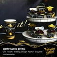 thumbnail image 6 of Gold Graduation Cake Topper & Gold Graduation Cupcake Toppers Kit, 6 of 8