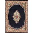 thumbnail image 1 of Unique Loom 3128740 7 10 feet (7' x 10') Mashad Area Rug, 7 x 10, Navy Blue/Ivory, 1 of 1