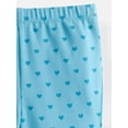 thumbnail image 3 of Wonder Nation Baby and Toddler Girls Flare Leggings, Sizes 0M-5T, 3 of 3