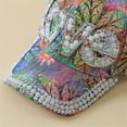 thumbnail image 5 of AirLoni Unisex Baseball Visor Cap Adjustable Breathable Sequins Decor Foldable Quick-Dry Summer Sun Hats Casual Dad Hat Trucker Hat Hip Hop Hat Pink,One Size, 5 of 5