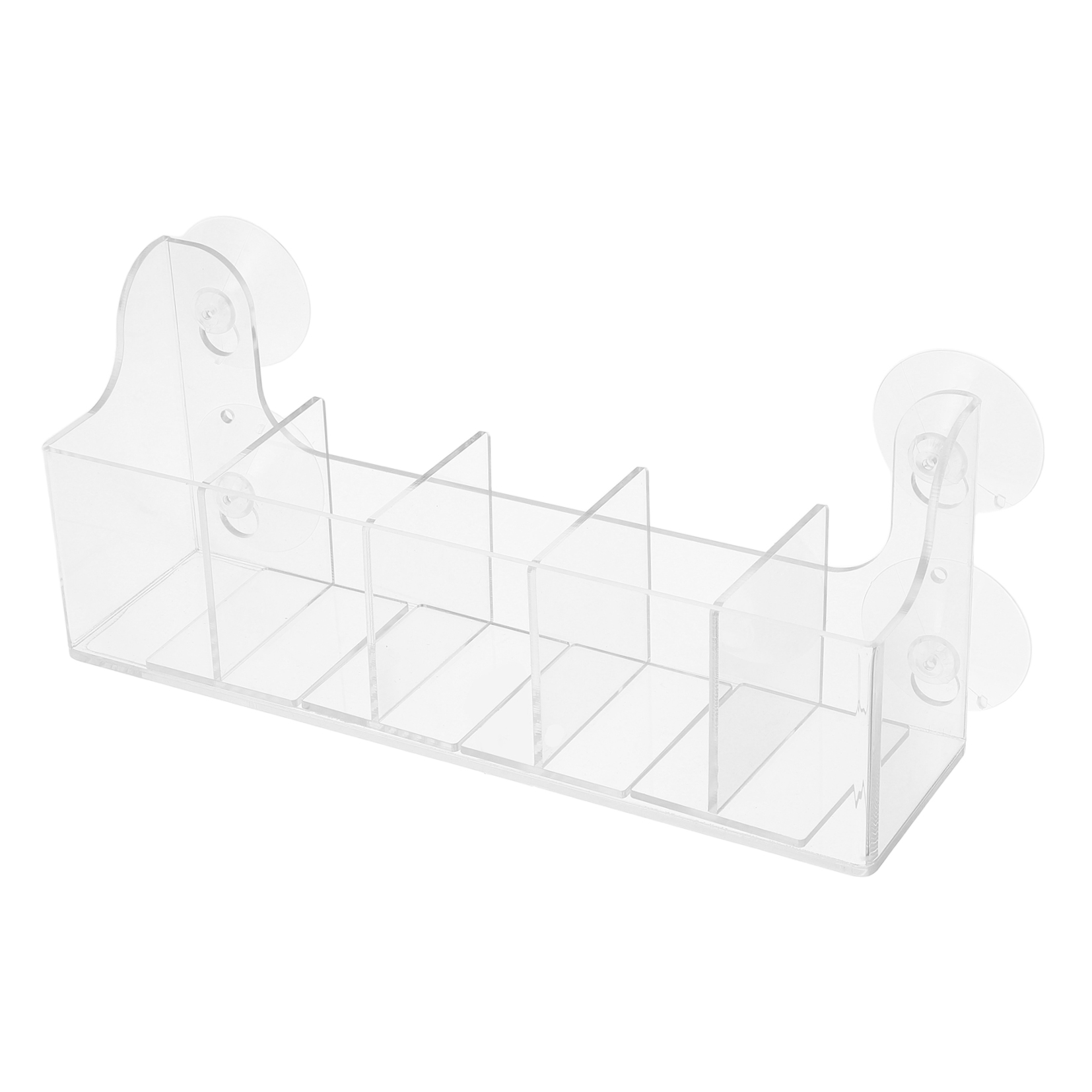 OUNONA Transparent Cup Shelf for Fridge Door, Space-Saving Beverage and Chocolate Storage Organizer