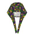 thumbnail image 3 of Kdxio Mardi Gras7 Pattern Turban Hat for Women Men Comfortable Adjustable Cleaning Working Cap with Sweatband, 3 of 8