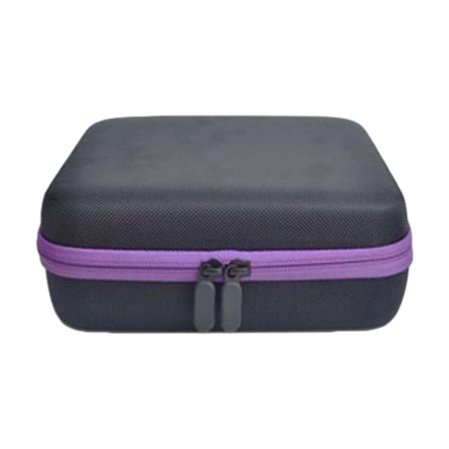 Bolsa de dados Estuche de dados Bolsillo de malla Portador con capacidad para 70 poliédricos Accesorios Asa portátil Soporte de transporte resistente Púrpura