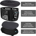 thumbnail image 3 of Collapsible Cat Carrier Hard, Travel Pet Carriers Bag for Small Dogs for Car Travel with Ventilation Guinea Pig 2 Small Cats Carrier Cage Dog Crate (Pink), 3 of 6