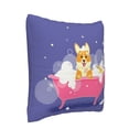 thumbnail image 2 of Bingfone Dog Washes In A Pink Bath Linen Throw Pillow Covers Cushion Case Pocket Button Vintage Farmhouse Pillowcase For Sofa Couch Bed 16"X16", 2 of 9