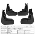 thumbnail image 3 of 4Pcs Car Mud Flaps for Dolphin EA1 2021-2022 Mudguards Mud Guard Flap Splash Flaps Accessories, 3 of 5
