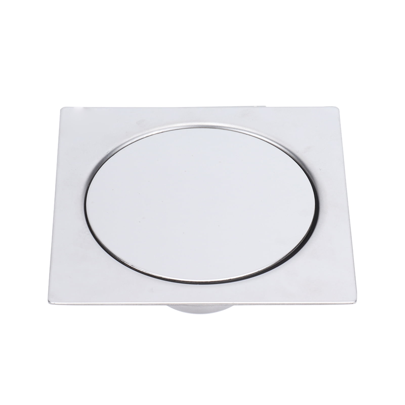 Fyydes Shower Drain,Pedal Floor Drain Stainless Steel 10x10cm Shower Bounce Floor Drain For Bathroom,Pedal Floor Drain