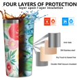 thumbnail image 3 of Pioneer Flower 10oz Tumblers Stainless Steel Tumbler with Lid and Straw,Vacuum Insulated Double Wall Travel Tumbler Cups with Cleaning Brush for Coffee, Tea, 3 of 4