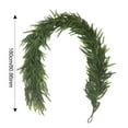 thumbnail image 3 of KUNPENG Christmas Wreath as Gift 6FT Artificial Xmas Wreath for Front Door Outdoor Indoor Holiday Present Idea, 3 of 8