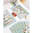 thumbnail image 5 of Easter Placemats Set of 4, Gnome Easter Eggs Bunny Placemat for Dining Table Decorations, Blue Check Plaid Place Mats, Spring Table Mats for Kitchen Dinner Seasonal Holiday Party Decor, 5 of 6