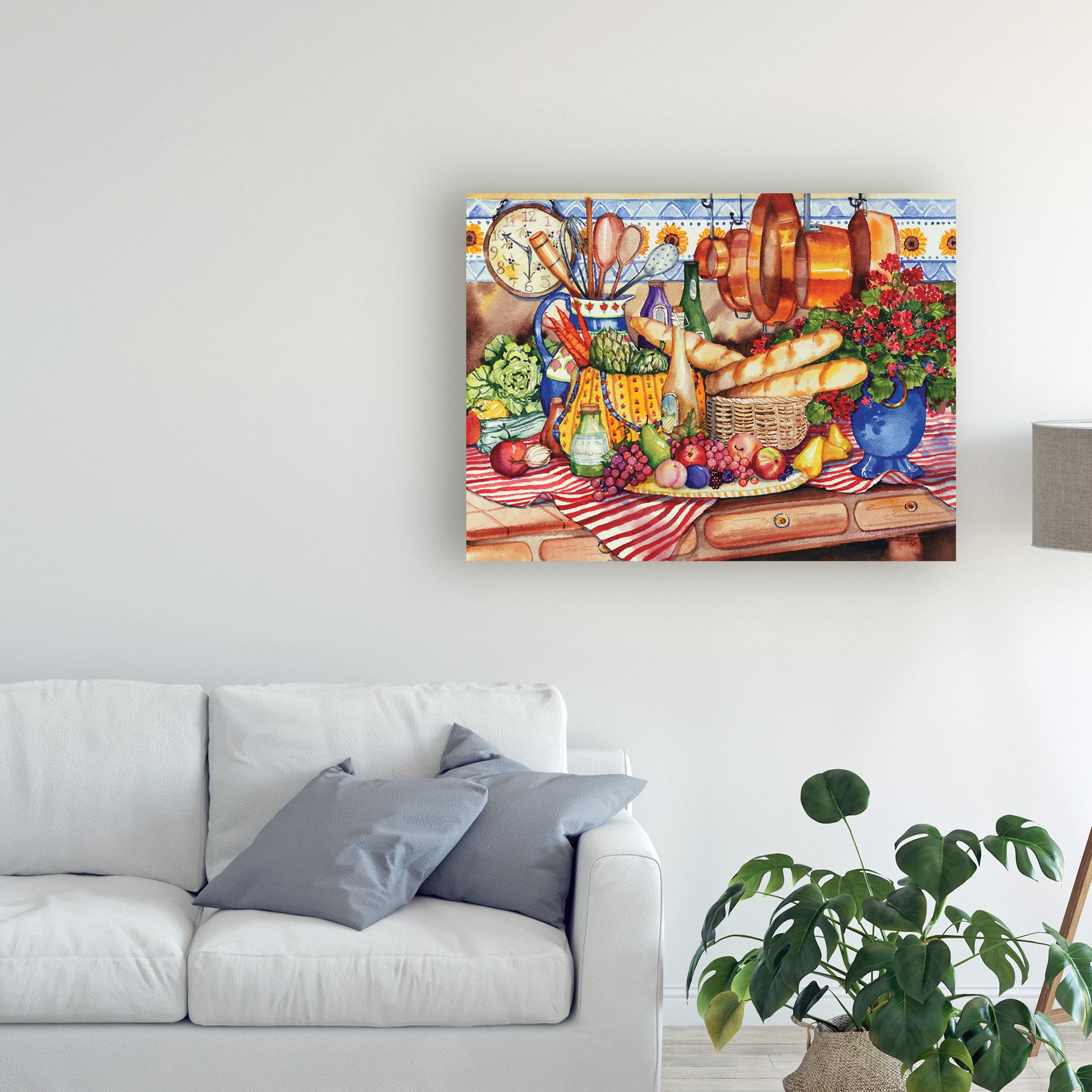 Trademark Fine Art 'French Kitchen' Canvas Art by Kathleen Parr McKenna