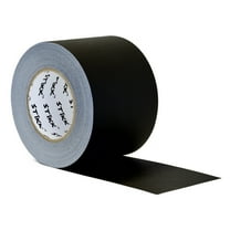 4" x 60 Yard 96mm x 55 m 11 mil STIKK Black Gaffers Tape No Residue Cloth Matte