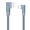thumbnail image 2 of Maoww Double Elbow Data Cable 8Pin Replacement for Android TYPE-C Nylon Braided Fast Charging Phone Line, 2 of 5