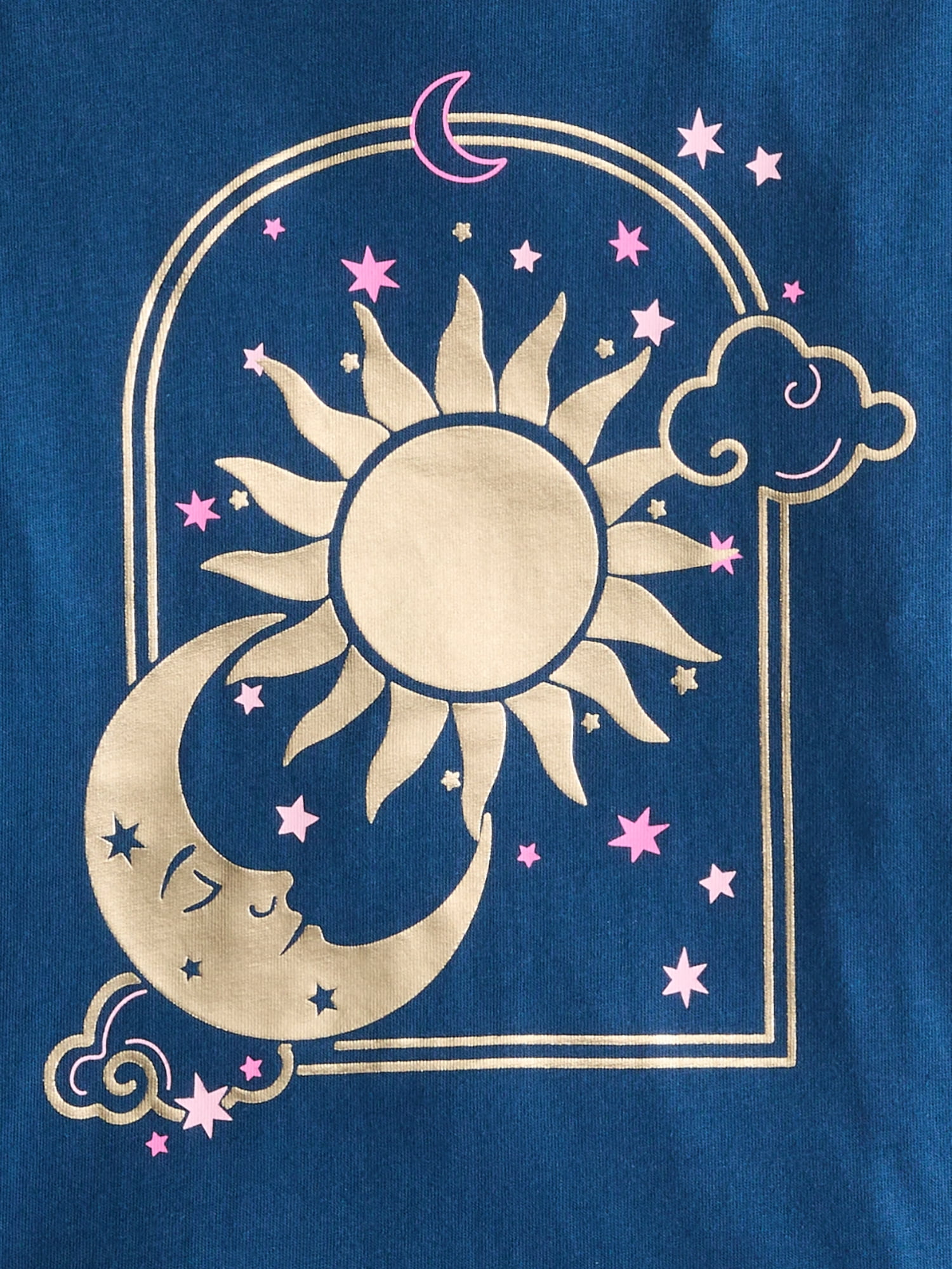Wonder Nation Girls Graphic Tee with Short Puff Sleeves, Sizes 4-10
