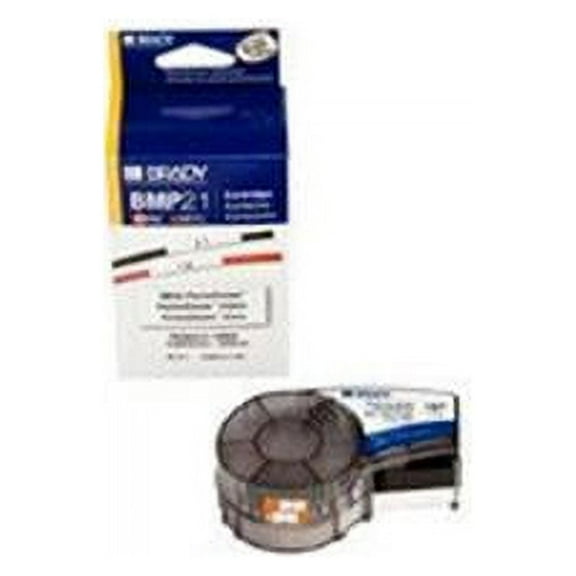 Brady Label Tape Cartridge, Black/White, Labels/Roll: Continuous M21-187-C-342