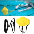 thumbnail image 3 of Entraînement de Résistance à la Natation, parachute de Natation, Ceintures de Résistance pour Nageurs, Bandes de Résistance pour Adultes et Enfants, 3 of 5