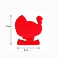 thumbnail image 2 of ATFLBOX 5 Pcs Air Gun Turkey Metal Silhouette Targets for Air Rifles and Pistols, 2 of 6