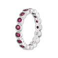 thumbnail image 4 of Created Synthetic Ruby Ring 1.70 Carat (ctw) in Sterling Silver, 4 of 4