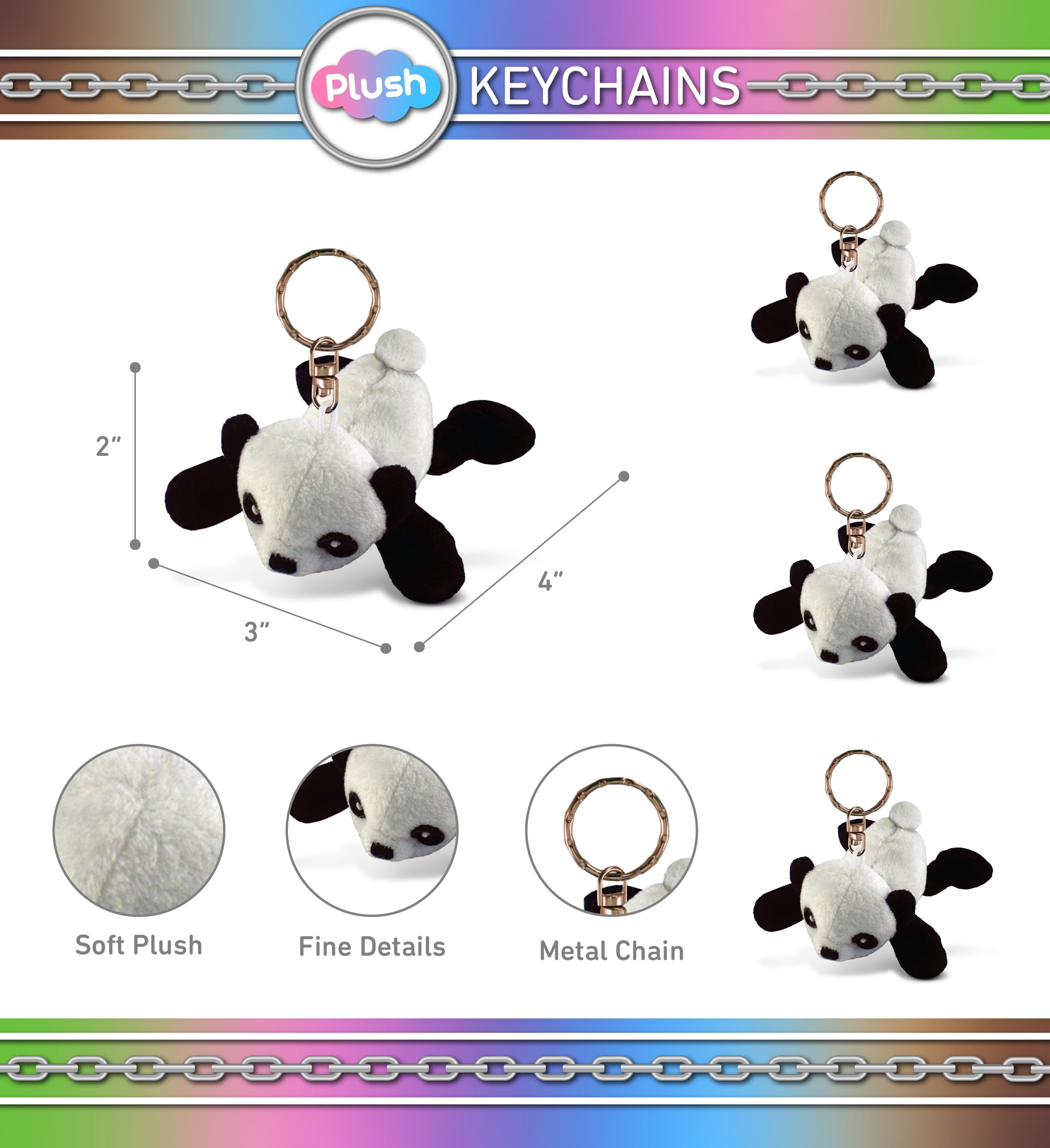 Puzzled Mozlly Plush Emotional Poop Keychain Set of 12 Plush Keychains -  Symbols Theme - Item #102003