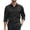 Black, variant on Men's Dress Shirts Stretch Slim Fit Shirts Wrinkle-Free Formal Business Button Down Shirt