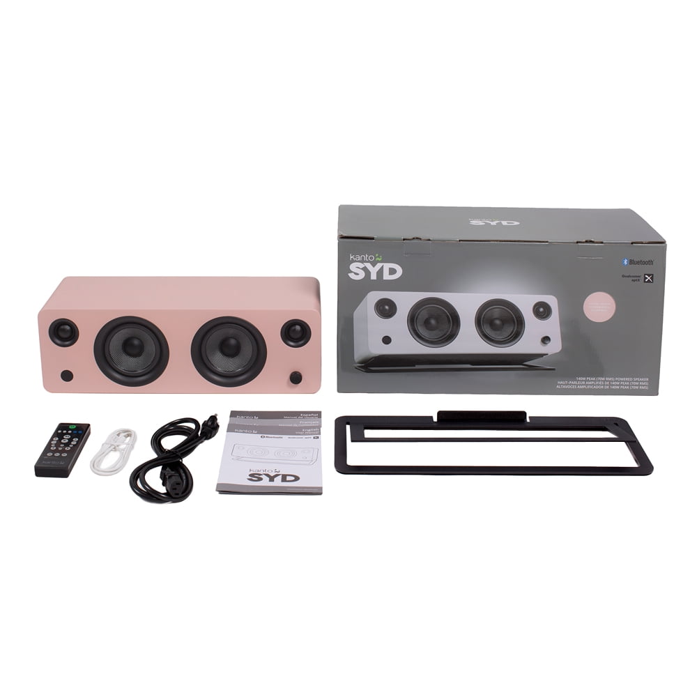 Kanto SYD Powered BT Speaker, Matte Pink