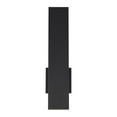 thumbnail image 3 of WAC Lighting Stag 18" 3-CCT 3000K Aluminum Indoor/Outdoor Wall Light in Black, 3 of 8