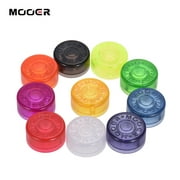 MOOER 10pcs Footswitch Topper Protector Colorful Bumpers for Guitar Effect Pedal(Random Color Delivery)