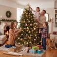 thumbnail image 3 of OasisCraft 6.5FT Pre-Lit Artificial Christmas Tree with Remote 450 LED Lights, 3 of 10