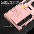 thumbnail image 5 of Allytechgroup Magnetic for Samsung Galaxy S25 Ultra Case with Screen Protection, Military Grade Shockproof Bumper Kickstand Sliding Camera Lens Protector Rugged Bumper for Women Men, Rosegold, 5 of 7